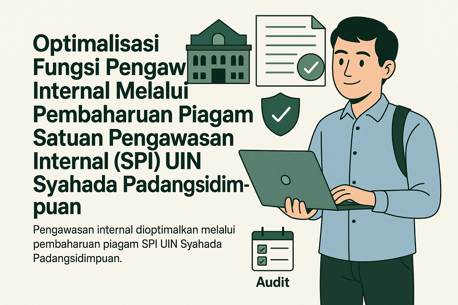 Optimalisasi Fungsi Pengawasan Internal Melalui Pembaharuan Piagam Satuan Pengawasan Internal (SPI) UIN Syahada Padangsidimpuan