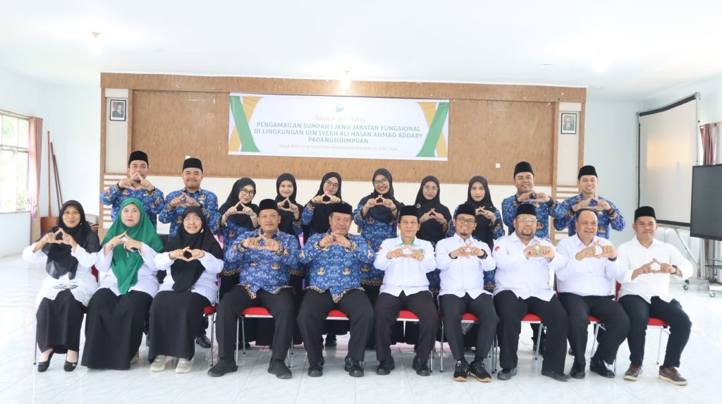 Pelantikan Jabatan Fungsional Auditor Ahli Pertama Perkuat Peran Pengawasan Internal UIN Syahada