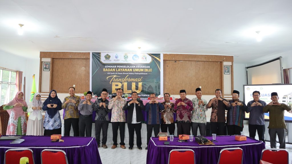 SPI UIN Syahada Laksanakan Seminar Pengelolaan Keuangan BLU dengan tema Transformasi BLU Menuju Corporate Governance dan Kemandirian Keuangan